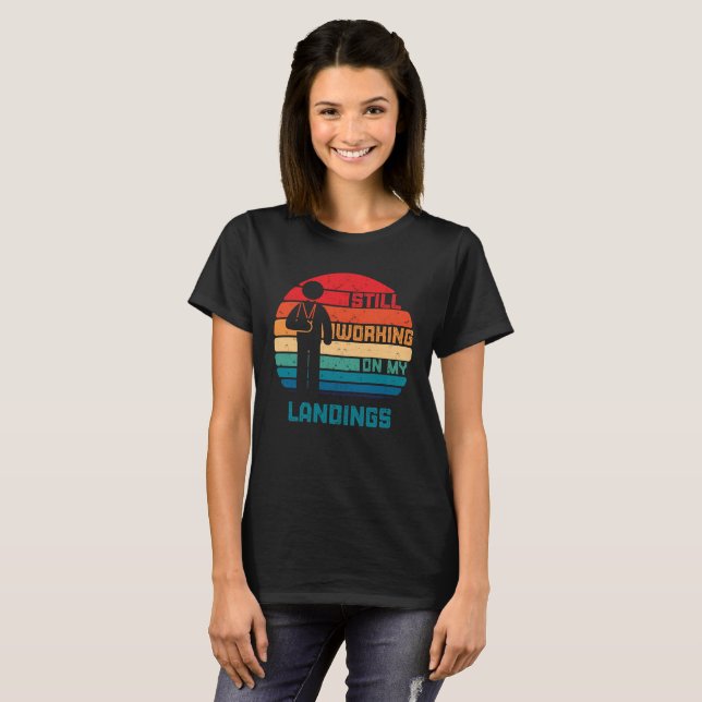 T-shirt Les enfants de bras cassés se mettent bien à trava (Devant entier)