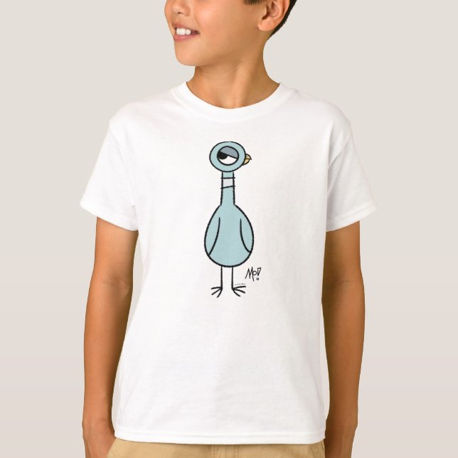 T-shirt Les enfants de l'oeil côté pigeon blanc (Devant)