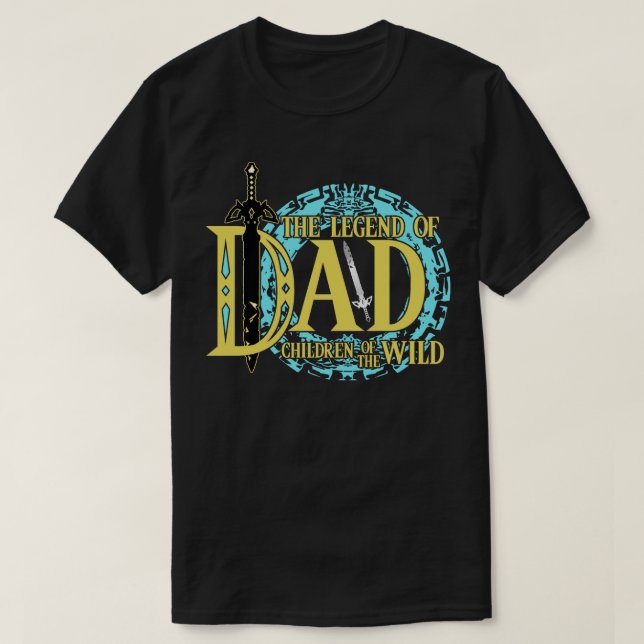 T-shirt Les Enfants De Papa De La Fête des pères Sauvage (Design devant)