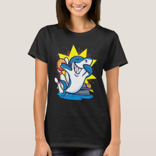 T-shirt Les enfants de requin Bowling Animal Chemise Py