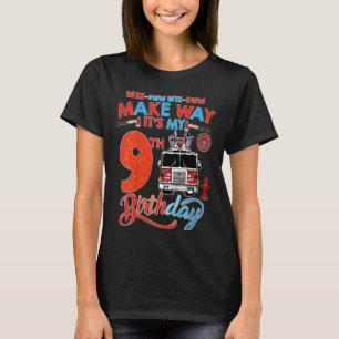 T-shirt Les enfants font le chemin C'est mon 9e anniversai