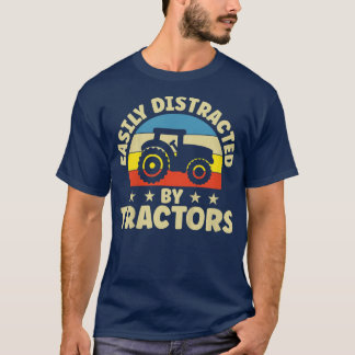 T-shirt Les Enfants Futurs Tracteur Agricole Facilement Di