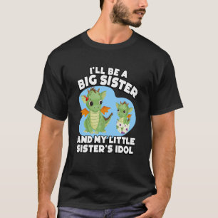 T-shirt Les enfants, je serai une grande soeur et ma petit