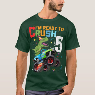 T-shirt Les enfants, je suis prêt à écraser l'anniversaire