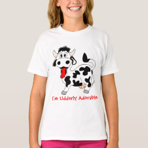 T-shirt Les enfants, je suis Udderly adorable
