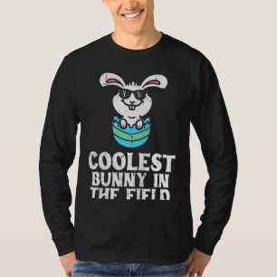 T-shirt Les Enfants Le Lapin Le Plus Coolé Dans Le Terrain