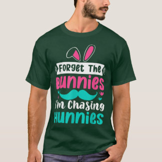T-shirt Les enfants oublient les lapins que je chasse les