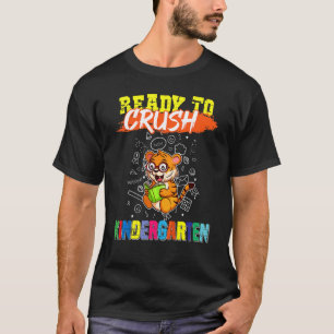 T-shirt Les Enfants Prêts À Écraser Le Jardin D'Enfants Mi