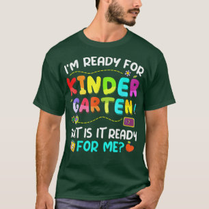 T-shirt Les Enfants Prêts Pour La Maternelle Retour À L'Éc
