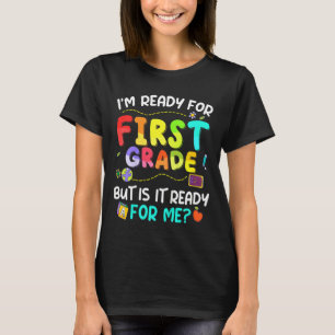T-shirt Les Enfants Prêts Pour La Première Année Retourner