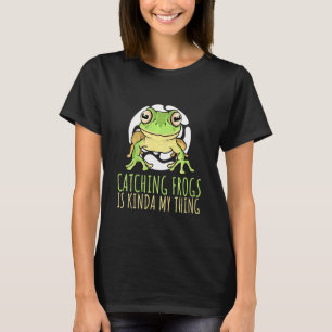 T-shirt Les Enfants Qui Attrapent Les Grenouilles Est Kind