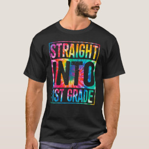 T-shirt Les Enfants Retournent À L'École Tie Dye Directeme