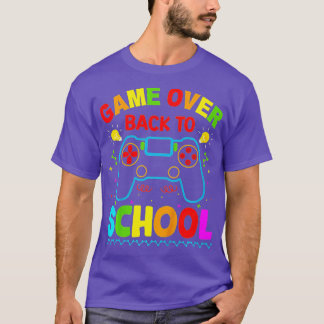 T-shirt Les Enfants Reviennent À L'École Jeu Drôle Sur Les
