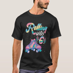 T-shirt Les Enfants Se Roulent Dans 6 Rouleaux Patinage 6