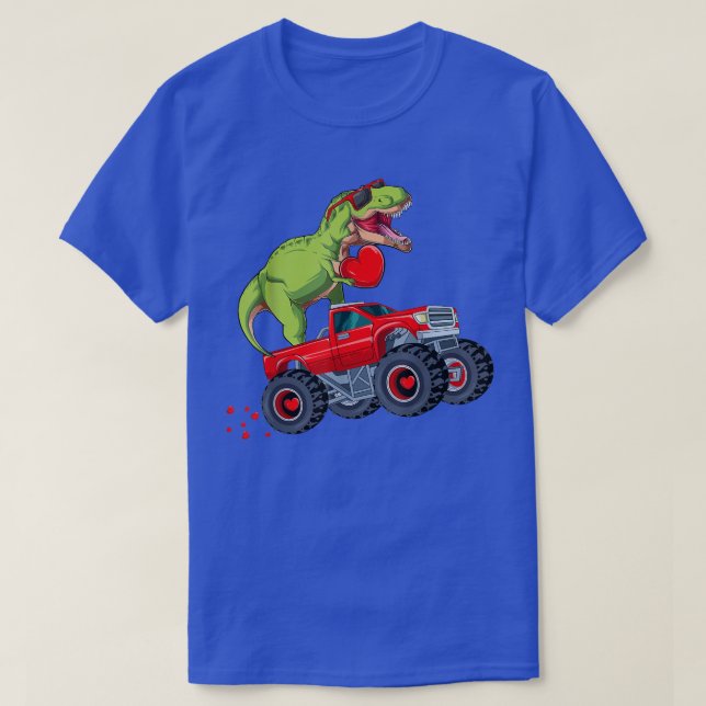 T-shirt Les Enfants Valentines Jour T À cheval Monster Tru (Design devant)
