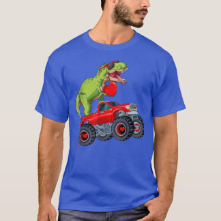 T-shirt Les Enfants Valentines Jour T À cheval Monster Tru