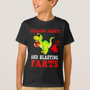 T-shirt Les Enfants Volent Les Coeurs Et Les Pâtes Qui Ent