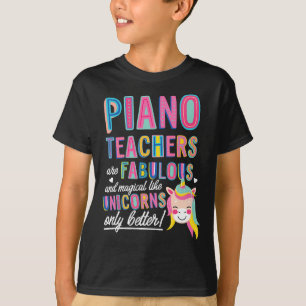 T-shirt Les Enseignants De Piano Sont Fabuleux Magie Comme