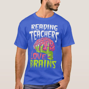 T-shirt Les enseignants en lecture aiment les cerveaux Zom
