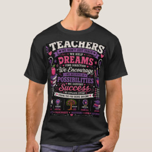 T-SHIRT LES ENSEIGNANTS NE SE CONTENTENT PAS D'ENSEIGNER,