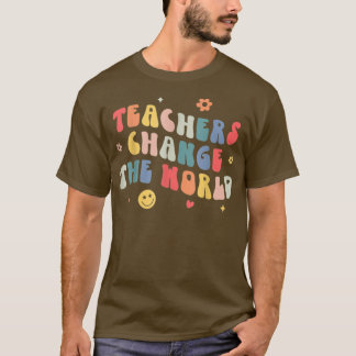 T-shirt Les Enseignants super Changent Votre Enseignant Mo