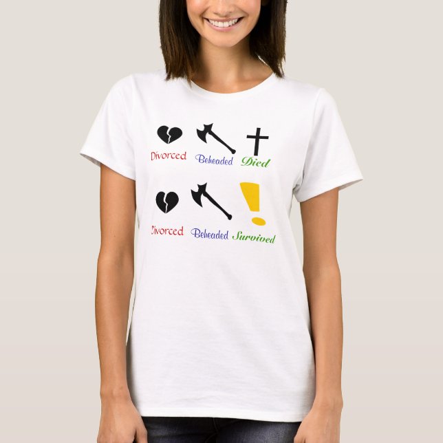 T-shirt Les épouses de Henry (Devant)