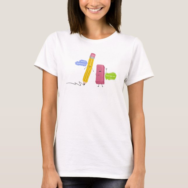 T-shirt Les Erreurs Se Passent ! (Devant)