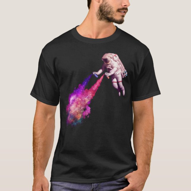 T-shirt Les étoiles de tir - L'astronaute (Devant)
