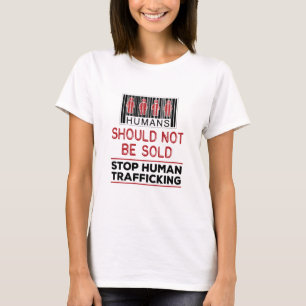 T-shirt Les êtres humains ne devraient pas être vendus pou