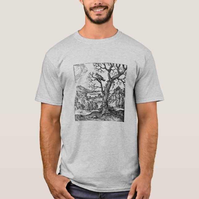 T-shirt Les fables de l'esope de la Tourterelle de la Rena (Devant)