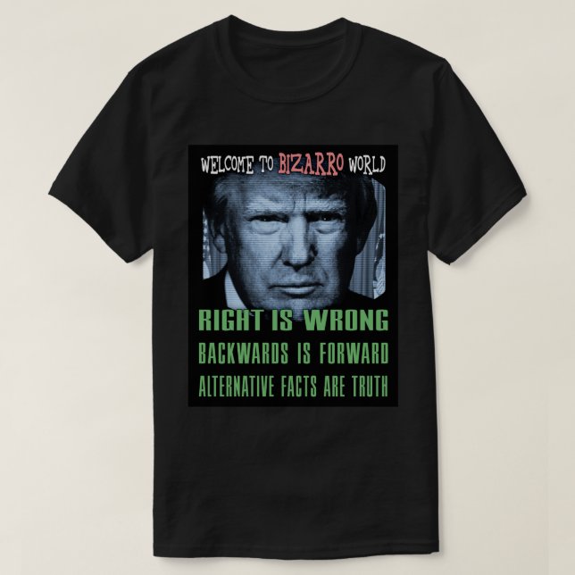 T-shirt Les faits alternatifs sont la vérité - anti-présid (Design devant)
