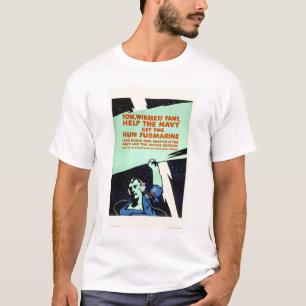 T-shirt Les fans sans fil, aident la marine (US02299)