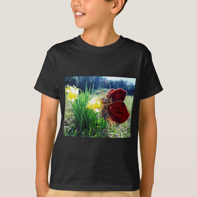 T-shirt Les fées dans les jonquilles (Devant)