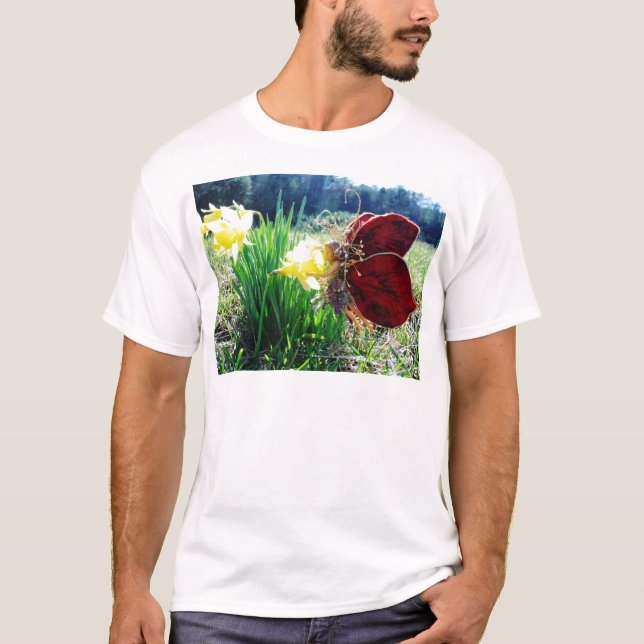 T-shirt Les fées dans les jonquilles (Devant)