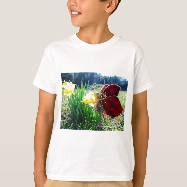 T-shirt Les fées dans les jonquilles (Devant)