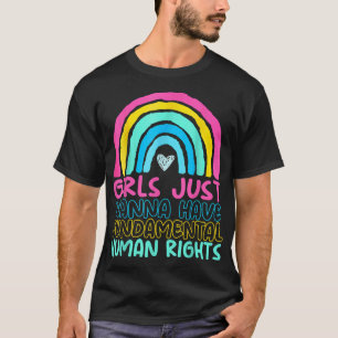 T-shirt Les Féministes Veulent Juste Avoir Des Droits Rain