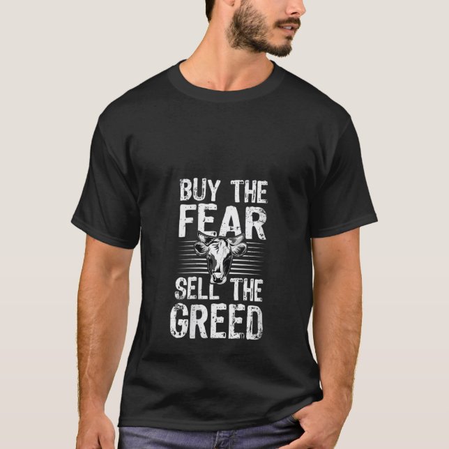 T-shirt Les Femmes Achètent La Peur Vendent La Vie Commerc (Devant)