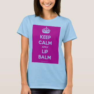 T-SHIRT LES FEMMES ADAPTÉES GARDENT LA PIÈCE EN T CALME DE