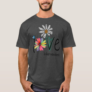 T-shirt Les femmes aiment Daisy Flower Interventionniste
