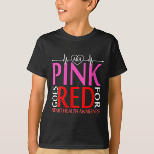 T-shirt Les Femmes Aka Pink Se Rouge Pour Les Prix De Sant