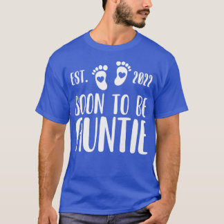 T-shirt Les femmes bientôt être la tante 2022 Annonce de g