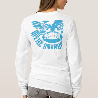 T-shirt Les femmes bleues vêtues d'une odeur