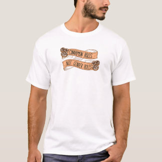T-shirt Les femmes cannelle roulent pas genre rouler migno