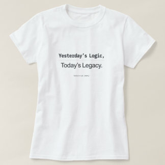T-shirt Les femmes codeuses de la logique d'hier et de l'h