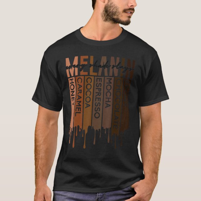 T-shirt Les femmes conduisent à Melanin chaque ombre coule (Devant)