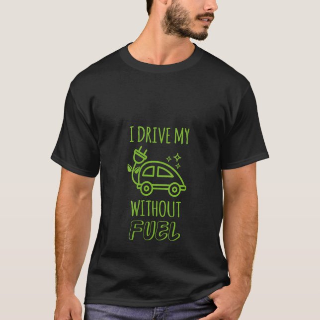 T-shirt Les Femmes Conduisent Ma Voiture Sans Véhicule Éle (Devant)