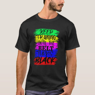 T-shirt Les femmes continuent à s'entraîner jusqu'à ce que