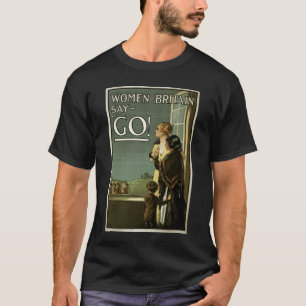 T-shirt Les femmes de Grande-Bretagne disent GO !