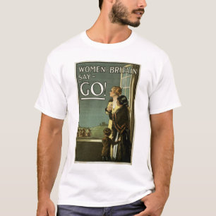 T-shirt Les femmes de Grande-Bretagne disent GO !