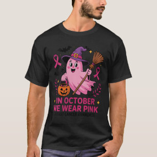 T-shirt Les Femmes En Octobre Nous Portons Nk Ghost Witch 